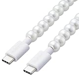 エレコム iphone 充電ケーブル USB-C ＆ USB-C Type-C 高速データ転送 PD対応 最大60W 1m パール MPA-CJCC10PL
