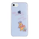 グルマンディーズ くまのプーさん ディズニーキャラクター iPhone SE (第3世代/第2世代) / 8 / 7 / 6s / 6 (4.7インチ) 対応 ソフトケース リボン DNG-95A