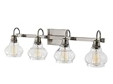Kichler 48108 CLP Schoolhouse 4-lightバスバー、クラシックピューター