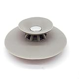 Beito シャワー排水槽ストッパー シリコーンヘアトラップバスタブプラグ 2イン1ストレーナープロテクタは 床洗濯キッチンバスルーム