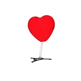 phenovo　可愛い　女の子　キッズ　ヘアアクセサリー　ヘアクリップ　ヘアピン　髪飾り　赤い　ハート形