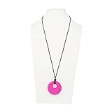 IntiPal Silicone Teething Pendant Necklace - BPA-Free - Organic Breastfeeding Silicone Necklace for 