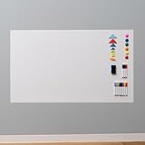 [MKD.] ホワイトボード シート 子供 マーカー付き イレーザー マグネットボード 子ども お絵描き マグネットシート 壁に貼る 壁紙 マグネット 冷蔵庫 貼る(60ｘ150cm ホワイト)