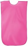 Pink Ladies Bib (38 cm x 76 cm) - Waterproof Adult Bib with Flip Over Pocket, by Frenchie Mini Coutu