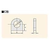 大洋製器工業:大洋 船用アイプレート C-0.5t IP C-0.5 型式:IP C-0.5