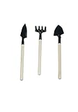Bilipala 3pcs Mini Wooden Handle Shovel Rake Spade Kids Garden Plant Tool Set [並行輸入品]