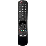 交換用マジックリモコン LG 2021-2024 UHD OLED QNED NanoCell 4K 8K スマートテレビ用 LG AN-MR21/22/23/24GA TVマジックリモコン対応 (音声やポインター機能なし)