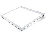 【日本製】 トライテック トレース台 トレビュアー A2 ホワイト LED 薄型 7段階調光 3年保証 A2-450-W