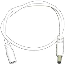 Amazon.co.jp: 白DCケーブル 50cm-3A 延長コード DC延長コネクタ