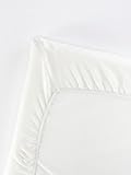 BABYBJORN Travel Crib Light Fitted Sheet, Natural White [並行輸入品]