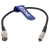 Eonvic 3G HD/SDI 1.0/2.3 DIN から BNC オス タイムコードケーブル Blackmagic Design Red One Atomos (Din to BNCメス) 用