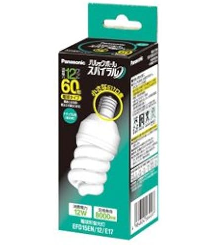 Amazon | パナソニック 電球形蛍光灯(EFD)60W型(E17口金) EFD15EL12E17