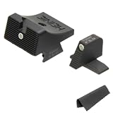 DETONATOR 東京マルイ USPコンパクト用 HEINIE Suppressor-Heightタイプ スティールサイトセット クリーニングクロスセット ST-TM35