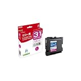 ジット リコー(RICOH) GC31MH 対応 マゼンタ 大容量 リサイクルインク 日本製 JIT-NR31MH