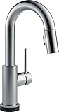 Delta Faucet 9959T-AR-DST Trinsic Single Handle Pull-Down Bar/Prep Faucet Featuring Touch2O Technolo