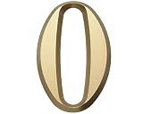 光(Hikari) 光 真鍮切文字 数0 43x3mm テープ付き NUM43-0 NUM43-0