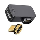 Xiwai Type USB-C Type C to HDMI HDTV Monitor Converter Magnetic Angled Adapter 4K 2K 60hz for Tablet＆Phone＆Laptop