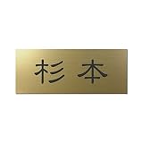 丸三タカギ 彫り込み済表札 アクリル APY2-G-1-1-杉本 【完成品】