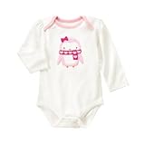 ジンボリー GYMBOREE/ ペンギン ボディスーツ ホワイト ロンパース長袖 0～3ヶ月【並行輸入】