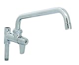 T&S Brass 5AFL12 Faucet with Add-On for Pre-Rinse and 12-Inch Swivel Spout by T&S Brass