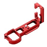 BGL L型クイックリリースブラケット アルカスイス互換 1/4"ネジ付 Sonyα7II/α7rII 専用 レッド