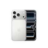 【整備済み品】 Apple iPhone 17 Pro (256 GB)：最大120Hz のProMotion を採用した6.3 インチディス プレイ、A19 Pro チップ、飛躍的に向上したバッテリー駆動時間、センターフレームフ ロントカメラを搭載したPro Fusion カメラシステム；シルバー