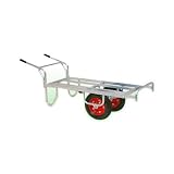ハラックス コン助　アルミ製　平形2輪車(1輪車に付け替え可能タイプ)　コンテナ3個用 （CN-65DW）