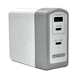 アドテック 140W PD3.1 充電器 Type-C×2 USB-A×1 USB-C 2ポート GaN 窒化ガリウム ACアダプタ 急速充電 高速充電 ノートPC スマホ タブレット対応 PPS対応 軽量 3ポート コンパクト 折りたたみ式プラグ タイプC タイプc インテリジェント給電 MacBook iPhone Android対応 ホワイト APD-A140AC2-WH