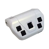 Goalmu マウスポインター 指マウス フィンガーマウス 指スクロール ワイヤレス ブルートゥース 小型 充電式 おしゃれ PC パソコン スマホ タブレッド ワイヤレスマウス 充電式 プレゼンテーション 発表 スマート (ホワイト)