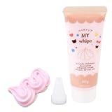 MYmama デコレーションホイップクリーム 手芸用 クラフト用 フェイクスイーツ デコ素材 乾燥後硬化 (ストロベリー：50g)