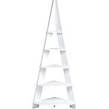 コーナーラック [W57 x D40 x H137cm] 家具 収納家具 オープンシェルフ・ラック