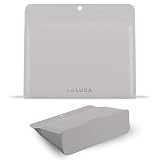 [LaLUCA GOODS] サニタリーボックス 使い捨て サニタリーバッグ 紙 トイレ ゴミ箱 チャック付き袋 強力防臭 臭わない とじっぷ アッシュグレー Lサイズ 30枚セット