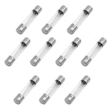 winova ガラス管ヒューズ 250V 7A シバ管 ファストブロータイプ ミニ管 ヒューズ 6x30mm 10本入り (7A)