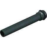 KTC 12.7sq インパクトレンチ用ロングソケット （六角）【薄肉、ピン・リング付】 22mm　BP4LL-22TP