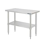 【吉道通販 】ステンレス 作業台 業務用 調理台 日本製 W90×H80×D60cm ステンレス調理台 業務用キッチン 調理作業台 厨房作業台 作業テーブル 業務用作業台 業務用ステンレス作業台 キッチン作業台 [kot2ba-9060]