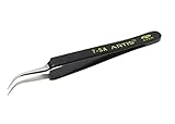 Aven 18072ARS 7-SA Style Artis Tweezer, Black with Yellow Print [並行輸入品]