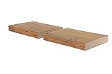 【北米古材】オールドボード2×10　厚み約40mm×幅230～240mm×長さ300mm　2本セット (OB210-300-1)