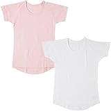 赤ちゃん本舗　半袖丸首シャツ２枚組　カラー　ピンク 70cm