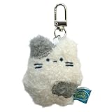 Butter Family バターファミリー ぬいぐるみ キーホルダー うさぎ ねこ バター 韓国 キャラクター グッズ (ミルクキャット (白いねこ)) [並行輸入品]
