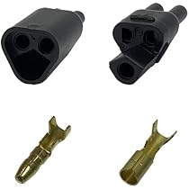 Amazon | 矢崎総業 防水 ギボシ端子用 2極 カプラー・端子セット