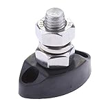 perfk マリン/ボート/ヨット/車/RVなど用　端子台　シングルスタッド　コネクタ　ターミナルブロック　ステンレス製　8mm