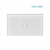 Arichops ブロードリンクTC2 USプラグスマートホームRFタッチライトスイッチ1/2 / 3Gang 110V / 220Vリモートコントロール壁タッチスイッチ