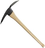 Ludell 51005 Hickory Wood Handle Pick, Polished Face Press Fitted, 2.5lb, 36 Handel Length by Ludell