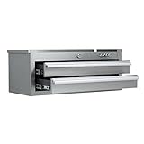 Viper Tool Storage V2602SSI 26-Inch 2-Drawer 304 Stainless Steel Intermediate Tool Chest by Viper To