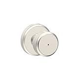 Schlage F40 BWE 618 GSN Bowery Knob with Greyson Trim Bed and Bath, Polished Nickel by Schlage Lock 