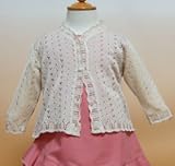 (セラナ) Selana ｼﾙｸ100%ﾍﾞﾋﾞｰ透かし編みｶｰﾃﾞｨｶﾞﾝ ﾅﾁｭﾗﾙ サイズ 80 (身長74~80cm 目安9ヶ月~1才)