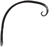 Panacea 89408 Forged Curved Hook Wrought Iron Hanger, Black, 8-Inch Panacea [並行輸入品]