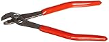 Xcelite 50CGV Forged Alloy Steel Ignition Plier with Red Cushion Grip Handle, Slip Joint, 5' Length,