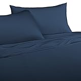 (Twin XL, Teal) - Brielle 100-Percent Modal from Beech Jersey Knitted Sheet Set, Twin X-Large, Teal