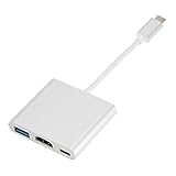iFormosa USB-C Digital AV Multiportアダプタ HDMI 4K USB 3.0 スペイスグレイ IF-USBCTOMU-SG